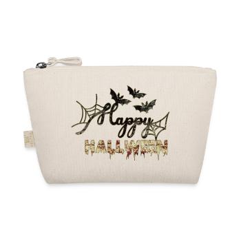 Halloween scary witch horror ghost monster - Organic Pouch - nature - Front