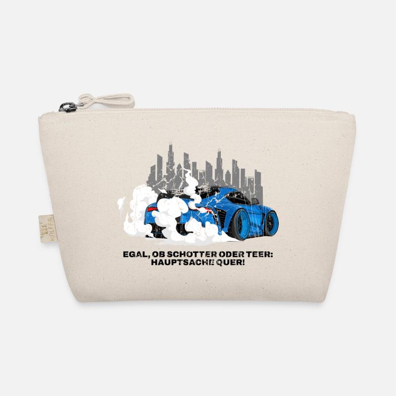 Hauptsache Quer - Bio-Täschchen - Natur