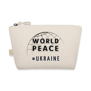 World Peace Symbol Welt Frieden Ukraine Russland - Bio-Täschchen - Natur - Vorne