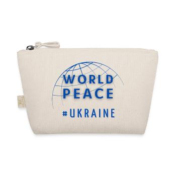 World Peace Symbol Welt Frieden Ukraine Russland - Bio-Täschchen - Natur - Vorne
