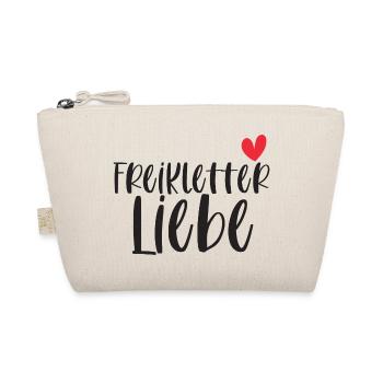 Klettern Freiklettern Liebe Berge Schweiz Geschenk - Bio-Täschchen - Natur - Vorne