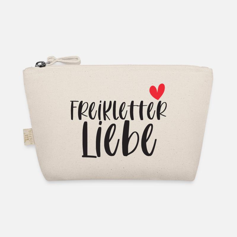 Klettern Freiklettern Liebe Berge Schweiz Geschenk Bio-Täschchen