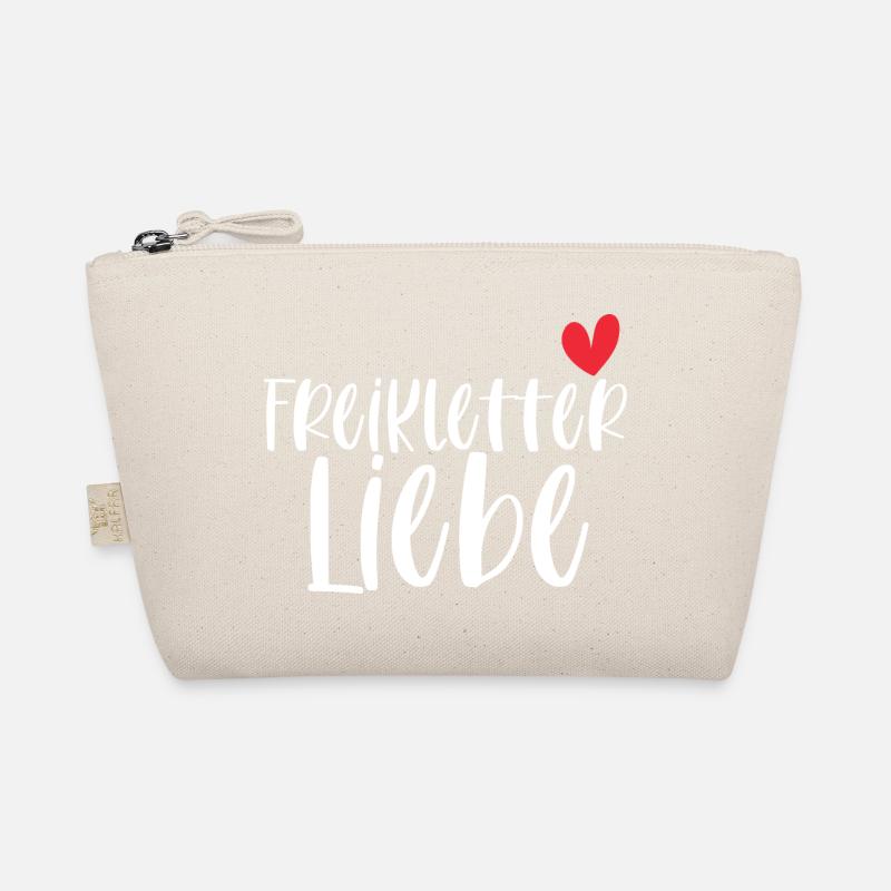 Freiklettern Klettern Liebe Berge Sport Geschenk Bio-Täschchen