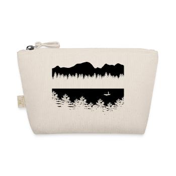 Retro Graphic Kayaking Kayak Canoe Rowing Rower Pa - Bio-Täschchen - Natur - Vorne