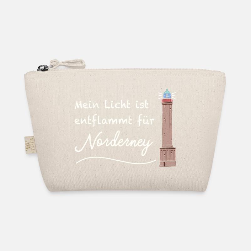 Entflammt für Norderney, Nordsee - Bio-Täschchen - Natur