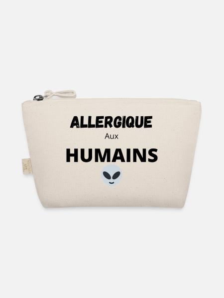 ALLERGIQUE AUX HUMAINS - Trousse biologique - nature - Devant