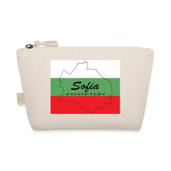 Sofia - Hauptstadt mit GPS & Flagge - Bio-Täschchen - Natur - Vorne