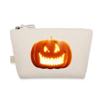 Pumpkin head - Organic Pouch - nature - Front