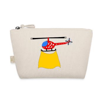 Helicopter Birthday 2 - Organic Pouch - nature - Front