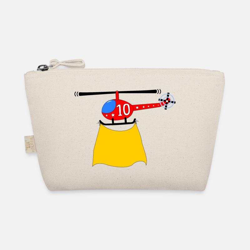 Hubschrauber Geburtstag 10 Bio-Täschchen