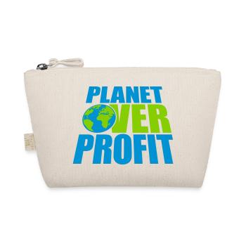 planet over profit Zitat - Bio-Täschchen - Natur - Vorne