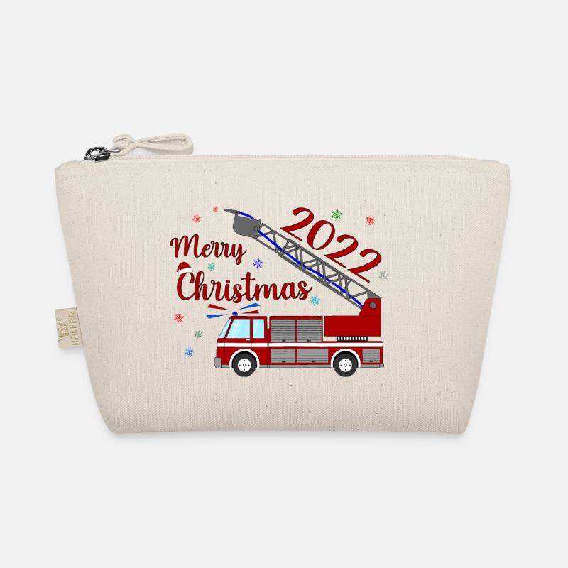 Fire engine Merry Christmas 2022 Organic Pouch