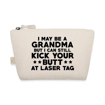 I May Be A Grandma But I Still Kick Your Butt At L - Bio-Täschchen - Natur - Vorne