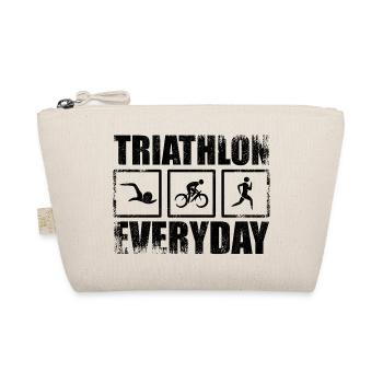 Triathlon everyday life - Organic Pouch - nature - Front
