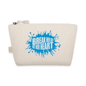break her bed quote - Organic Pouch - nature - Front