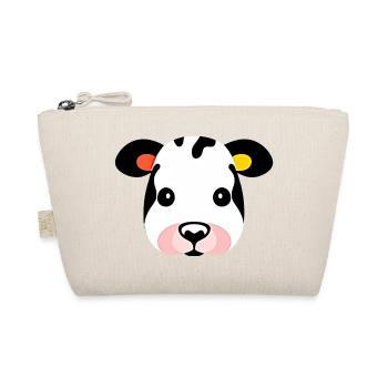 cow cute animal farm animals funny cows new 18 - Organic Pouch - nature - Front