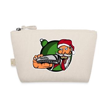 Papa Noel Rat Fink Mundharmonika Stil - Bio-Täschchen - Natur - Vorne