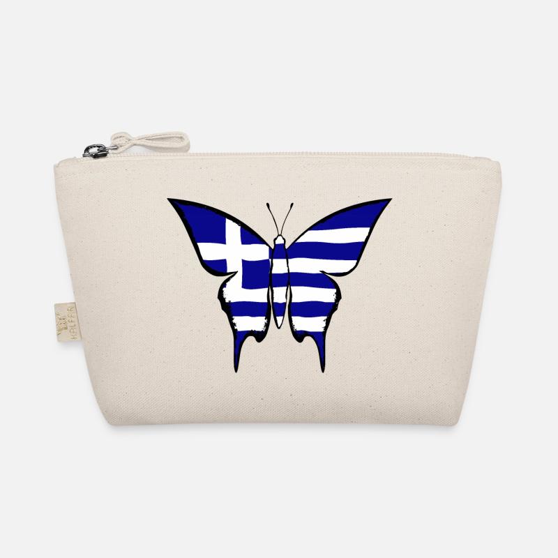 Drapeau de la Grèce papillon Trousse biologique