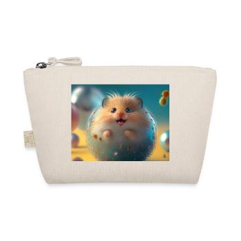 Trop trop mignon bébé hamster - Trousse biologique - nature - Devant