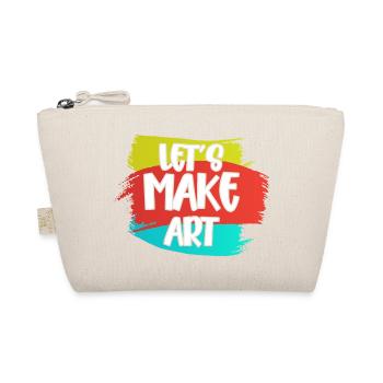 Let's Make Art Education Art Teacher - Organic Pouch - nature - Front