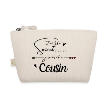 Je vais être cousin - Trousse biologique - nature - Devant