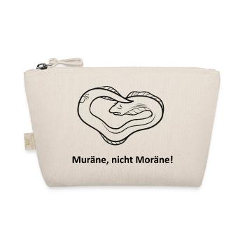 Muräne, nicht Moräne! (beschriftet) - Bio-Täschchen - Natur - Vorne