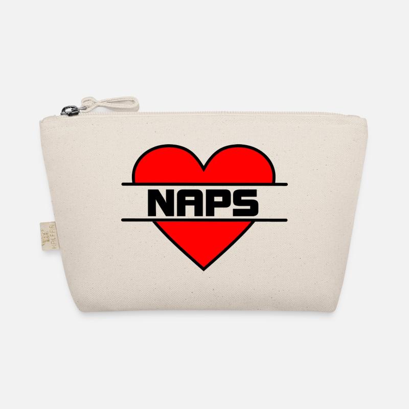 Herz, ich liebe Nickerchen Bio-Täschchen