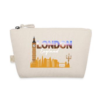 London Skyline Gradient Script - Organic Pouch - nature - Front