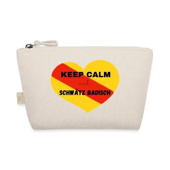 Keep calm and schwätz Badisch - Bio-Täschchen - Natur - Vorne