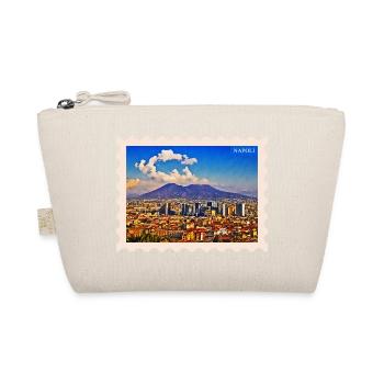 Napoli Skyline Vesuvio - Bio-Täschchen - Natur - Vorne