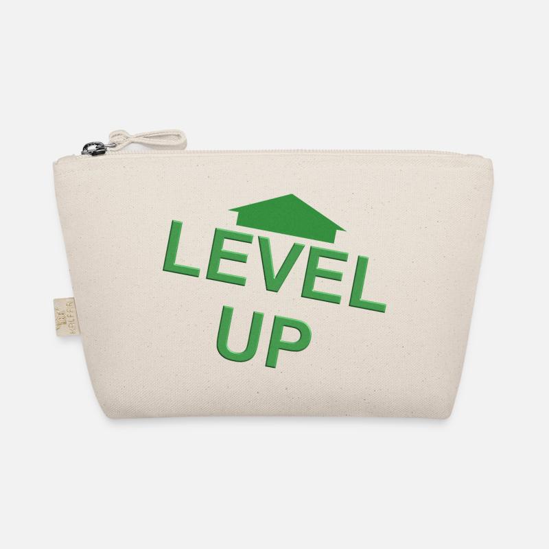 Level Up Green Arrow Organic Pouch