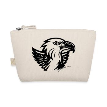 tête d'aigle avec petites ailes - Trousse biologique - nature - Devant