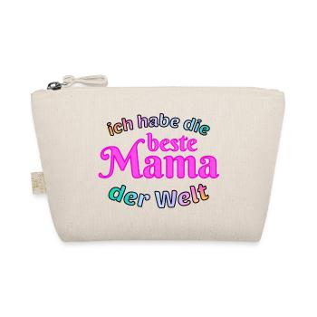 Ich habe die beste Mama der Welt - Bio-Täschchen - Natur - Vorne