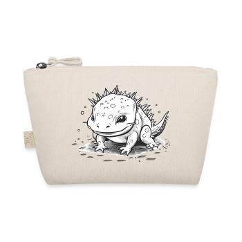 Playful baby axolotl as a cheeky animal child - Organic Pouch - nature - Front