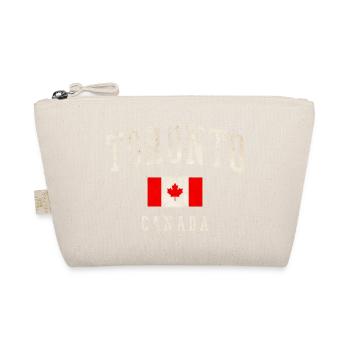 Imprimé vintage du drapeau du Canada de Toronto - Trousse biologique - nature - Devant