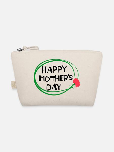 Happy Mother's Day lettering 3 - Organic Pouch - nature