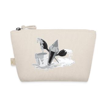 Brush Color Pen Painter Artist Gift - Organic Pouch - nature - Front