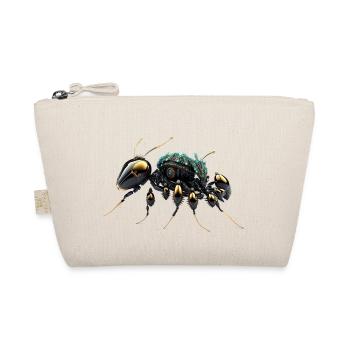 Ant Bee Robot - Organic Pouch - nature - Front