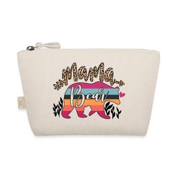 Mother's Day Vintage Mama/Mom 2 - Organic Pouch - nature - Front