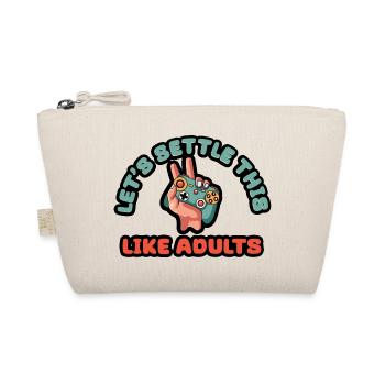 Gamer Geschenk Gaming Spruch für Zocker - Bio-Täschchen - Natur - Vorne