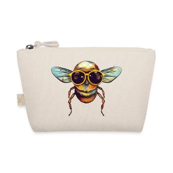 Mizi the bespectacled bee - Organic Pouch - nature - Front