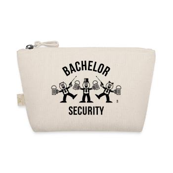Bachelor Security (JGA / Karikatur / Tanz / 1C) - Bio-Täschchen - Natur - Vorne