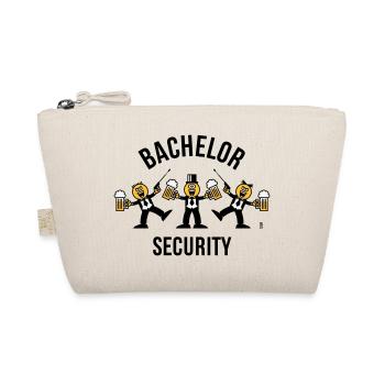 Bachelor Security (JGA / Karikatur / Tanz / 3C B) - Bio-Täschchen - Natur - Vorne