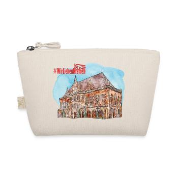 We love Bremen (Bremen City Hall) - Organic Pouch - nature - Front