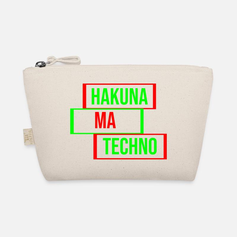 Techno-Musik-Zitat Bio-Täschchen