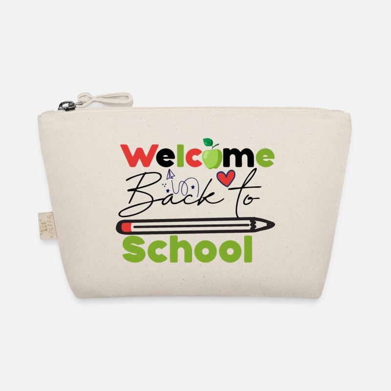 Welcome back to school, Schulbeginn Schulstart Fun Bio-Täschchen