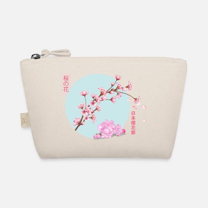 Cherry Blossom Branch - Organic Pouch - nature