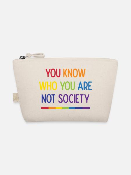 Live With Pride - Organic Pouch - nature - Front