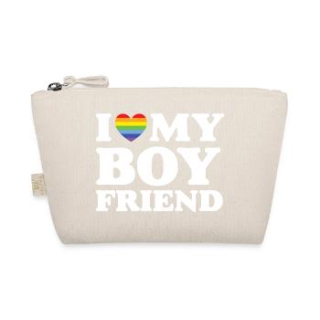 J’aime mon petit ami - LGBTQ - Trousse biologique - nature - Devant