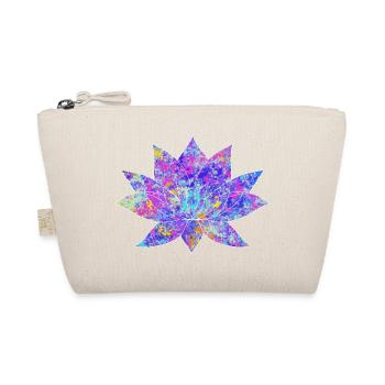 Galaxy Lotus Flower Yoga Art - Bio-Täschchen - Natur - Vorne